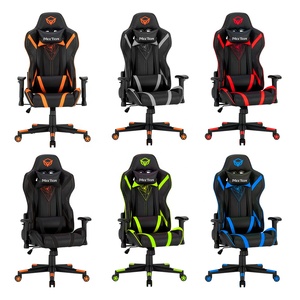 Silla <span class=keywords><strong>Gamer</strong></span> Meetion CHR15, Apta para Oficina en Casa, Competencia de Videojuegos, Cuero PU Especial, RGB LED, Diseño Escorpión - Product Image 2
