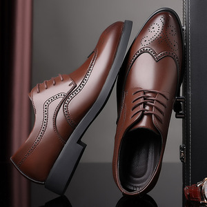 Nouvelles Chaussures Richelieu en Cuir pour Hommes 2025 – Style Britannique Formel et Grandes Tailles - Product Image 4