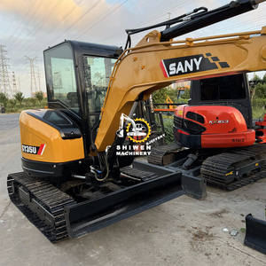 Miniexcavadoras Usadas SANY SY35U con Cuchilla Topadora y Orugas de Goma, Excavadora Pequeña de Segunda Mano SANY SY35 SY55 SY60 SY75 en Shiwen - Product Image 6