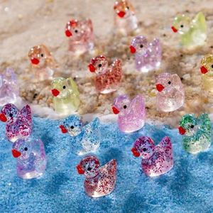 เรซิ่นฟิกเกอร์ DIY ตกแต่งบ้านตุ๊กตา ตู้ปลาจิ๋ว สวนเทพนิยาย ของตกแต่งจิ๋ว รูปเป็ด โมเดลสัตว์ ตุ๊กตาจิ๋ว ตกแต่งมอส ภูมิทัศน์ ของตกแต่งอีสเตอร์ - Product Image 5