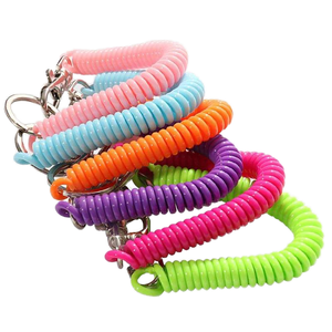 Các Nhà Sản Xuất Bán Buôn Màu Keychain Điện Thoại Dòng Điện Thoại Di Động Dây Buộc Mùa Xuân Có Thể Thu Vào An Toàn Nhựa Móc Khóa - Product Image 2