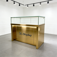 Vitrine de magasin de bijoux en vente chaude, vitrine de magasin de tabac, armoire avec vitrine en verre, présentoir optique, présentoir à bijoux