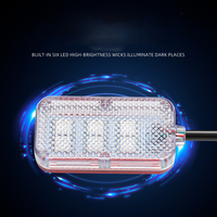 Luz de Ambiente de coche, LED de coche, ocho colores, luz de pie USB para coche, luces de ritmo musical interior