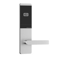 Serrure de porte d'hôtel RFID avec carte intelligente et clé mécanique - Système de contrôle d'accès électronique avec encodeur et logiciel de gestion