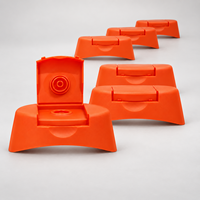 Bouchon distributeur en plastique à clapet avec couvercle de valve en silicone, couvercle à clipser en plastique, bouchon à vis à clapet pour bouteille de miel à presser