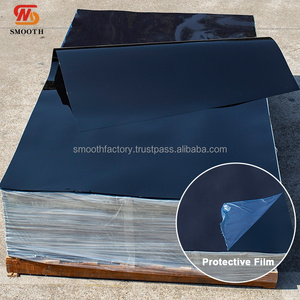 Moquette de scène de mariage moderne lisse en PE noir, décoration de fête, moquette miroir - Product Image 2