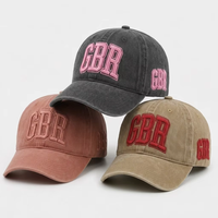 Casquettes de baseball personnalisées délavées à l'acide, broderie de qualité supérieure, logo vintage délavé, casquettes de sport unisexes, casquettes de papa