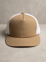 Topi Trucker 5 Panel Unisex Sublimasi Kanvas Poliester untuk Olahraga, Memancing, Bisnis, dan Fashionable