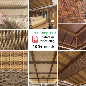 Panel Plafon Rotan Anyaman LTR untuk Luar dan Dalam Ruangan - Product Image 4