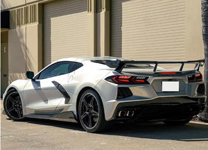 Kit de carrosserie de pièces automobiles haut de gamme mise à niveau avancée 240g 3k jupes latérales en Fiber de carbone pour <span class=keywords><strong>Chevrolet</strong></span> <span class=keywords><strong>Corvette</strong></span> C8 - Product Image 4