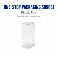 Boîtes d'emballage en plastique PET transparent personnalisables, boîte pliable transparente pour cadeau de détail, pour voiture jouet en stock