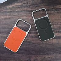 Nouvelle Coque de Téléphone Magnétique Antichoc et Anti-chute avec Design Électroplaqué pour iPhone 18 17 Pro Max 17 Pro 17 Air