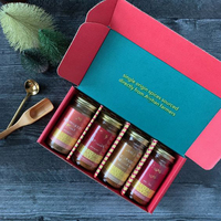 Boîte d'emballage de luxe en carton biodégradable de qualité alimentaire pour assaisonnements, sauces piquantes et épices, avec insert en EVA, marque distributeur