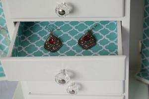 Caja de Joyería de Madera de Alta Gama, Caja de Empaque de Joyería de Lujo para Mujeres y Niñas, para Anillos, Collares y Pulseras - Product Image 4