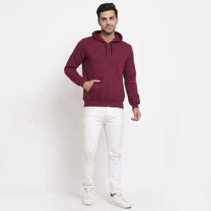 Sweat à capuche en polaire chaud pour la performance et la flexibilité, idéal pour les voyages, la salle de sport, l'entraînement et la collection de sweats à capuche élégants pour hommes - Product Image 1