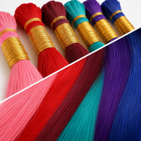 Pour les usines de perruques, vente en gros de mèches de cheveux Remy en vrac, cuticules alignées, double tirage, sans nœuds, doux, brillance naturelle.