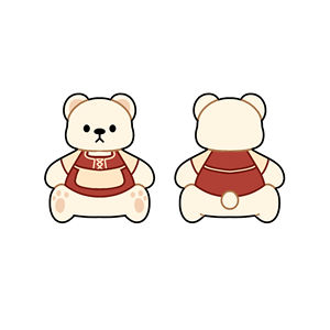 Colección de Osos de Peluche Personalizados Multiculturales y Distintivos, Hechos a Mano con Algodón PP, Tamaños Personalizados, Bolsa OPP, Egipcios, Alemanes - Product Image 2