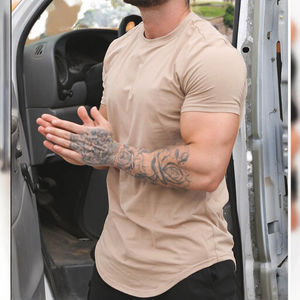 Camiseta Deportiva de Alta Calidad para Hombre, Tendencia 2026, Algodón de Secado Rápido, Estilo Casual Holgado, Talla Grande - Product Image 3