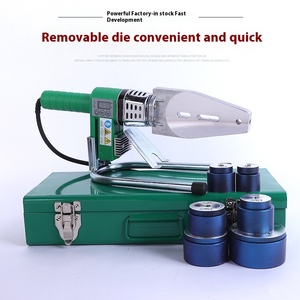 Máquina de Soldadura de Tuberías con Fusor Caliente Industrial de 220v, con Pantalla Digital y Regulación de Temperatura - Product Image 3