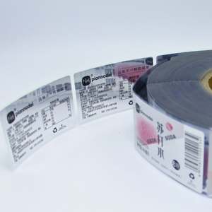 Etiqueta Adhesiva BOPP Ecológica de Alta Calidad, Blanca, Impermeable, para Vidrio, Personalizada, para Alimentos, Nutrición y Marcas - Product Image 3