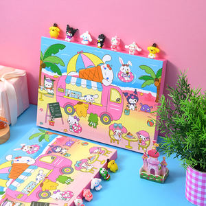 BoTu 40 شكل أنيمي مفاجأة صندوق أعمى Kt دمية ميلودي صندوق هدايا كرتون ثقب الزي الأطفال اليدوية هدية عيد ميلاد فتاة - Product Image 3