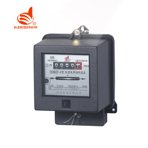 Compteur d'énergie monophasé / Compteur de puissance en kilowattheures de haute qualité DD862F fourni par l'usine Zhiming - Product Image 2