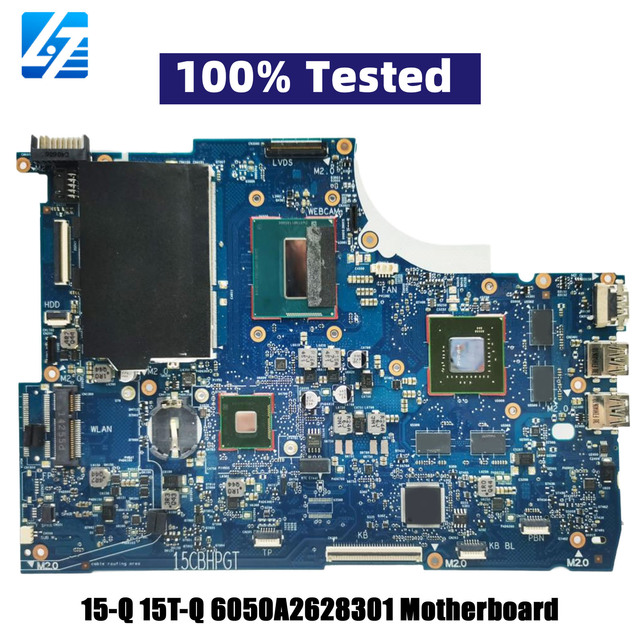 6050A2628301 for HP Envy 15 15-Q 15T-Q Laptop Motherboard 765736-501 765736-001 I7-4712HQ GTX850M 4GB GPU DDR3L