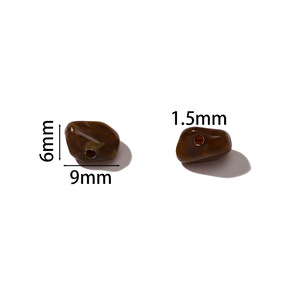 Perles irrégulières en acrylique, 12 couleurs, pour la fabrication de bracelets, matériaux de bijouterie DIY - Product Image 2