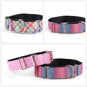 개별 도매 판매 2인치 버클 없는 그레이하운드 패턴 마틴게일 개 목걸이 - Product Image 2