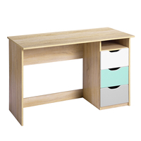 Poste de travail d'ordinateur en bois mobile de conception moderne Table de bureau Bureau avec tiroir