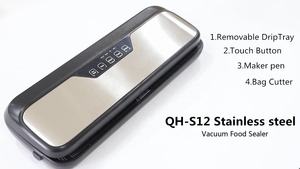 In Acciaio Inox automatico Sensibile al Tocco Sottovuoto Alimentare Macchina Imballatrice Del Sacchetto/sellador al vacio - Product Image 5