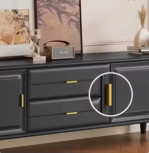 Mueble de TV Pequeño con Almacenamiento Integrado, Madera de Roble Macizo, Estilo Nórdico Europeo, Soporte de TV con Almacenamiento en el Suelo - Product Image 4