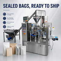 Machine d'emballage de poudre de boisson verte DEEPACK pour les changements de recettes avec dosage sélectionné et scellage de sachets préformés