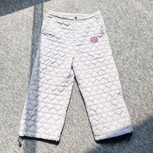 Custom High Quality Winter Warm Trousers <b>Down</b> Straight Leg Baggy <b>Pants</b> Cotton Lightweight Elastic Waist <b>Pants</b> Puffer Men - Product Image 1