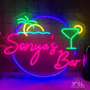 Free custom design LED neon <b>lights</b> & neon signage. Custom LED neon <b>signs</b> available for commercial use, birthday parties and home - Product Image 1