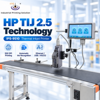 Imprimante à jet d'encre thermique HP TIJ 2.5 IPS-9510, 300 DPI, machine de codage de date et de codes-barres à données variables