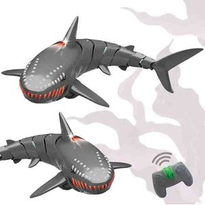 Aijh Thiết Kế Mới Ngoài Trời RC Thuyền Đồ Chơi Mô Phỏng Không Thấm Nước 2.4G RC Cá Mập Động Vật Đồ Chơi Bán Điều Khiển Từ Xa Cá Mập - Product Image 1