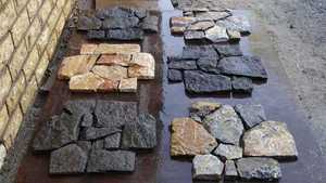 Easy to Install <strong>Mesh</strong> Interlocking Crazy Quartzite <strong>Stone</strong> Paver Driveway <strong>on</strong> <strong>Mesh</strong> Wall Deco Cladding <strong>Stone</strong> for Exterior House - Product Image 2