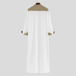 Jalabiya Sudanesa Rosa, Jubba Marroquí Negra Musulmana, Al Daffah Haramain, Kurta Punjabi para Hombre, Talla T para Hombre - Product Image 6