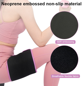 Manchon de soutien respirant en tissu doux, antidérapant et réglable <span class=keywords><strong>pour</strong></span> la prévention des blessures musculaires à la <span class=keywords><strong>cuisse</strong></span> - Product Image 3