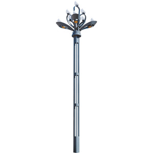 Lampadaire LED décoratif en alliage d'aluminium IP65 3500K Blanc chaud Garantie 10 ans Angle de faisceau 360° Dimmable pour l'éclairage routier - Product Image 4