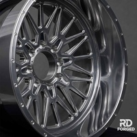 Rines Forjados de 20 22 24 26 28 30 Pulgadas Todoterreno 5x5 5x5.5 6x135 8x170 8x180 para Ford RAM Toyota Dodge F-150 F-250 F-350