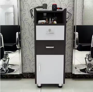 Barber shop <b>tool</b> cabinet <b>trolley</b> hair salon dedicated multi-functional workbench beauty salon hair salon floor storage rack - Product Image 6