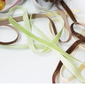 MSD 신제품 글리터 벨벳 리본, 장식용 크리스마스 선물 포장 리본 - Product Image 5