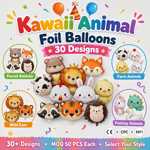 Venta Directa de Fábrica, Globos de Aluminio con Forma de Animales de Dibujos Animados, Globos de Aluminio con Forma de Paloma y Pato para Decoración de Fiestas de Cumpleaños - Product Image 2