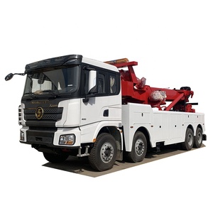 Shacman 8x4 nhiệm vụ nặng nề 100 tấn người phá hủy kéo xe tải với 4 tời và 3 phần nâng cần cẩu mới DIESEL Hướng dẫn sử dụng để bán - Product Image 6