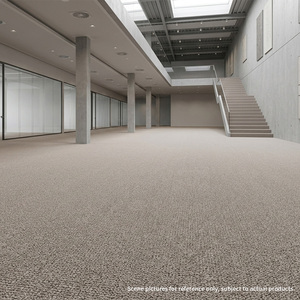 Tapis mural haut de gamme en nylon tissé à la machine, à poils longs, écologique, couleurs unies, teint en fil, durable, pour usage commercial et domestique - Product Image 3