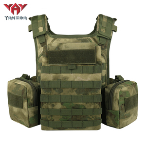 Chaleco Táctico Multifuncional Yakeda Green Ruins para Caza al Aire Libre, Sistema Molle, Portaplacas de Liberación Rápida, Modular con Bolsa de Pecho - Product Image 2