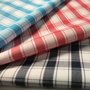 Textile and fabric days silk cotton plaid fabric