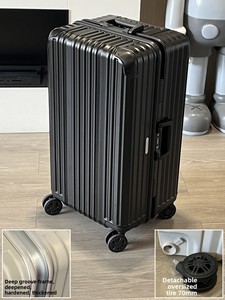 <span class=keywords><strong>Valise</strong></span> à roulettes classique rétro MYER en néoprène, roues universelles silencieuses, unisexe, 20 pouces, serrure à code TSA pour étudiants, voyage - Product Image 6